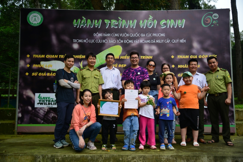 MC Bảo An tham gia Hành trình hồi sinh tại Vườn quốc gia Cúc Phương