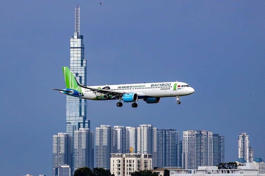 Ảnh 3: Bamboo Airways nhanh chóng mở rộng mạng bay và tăng tần suất khai thác nhằm đáp ứng nhu cầu của hành khách. Ảnh: Lưu Ngọc Tuấn