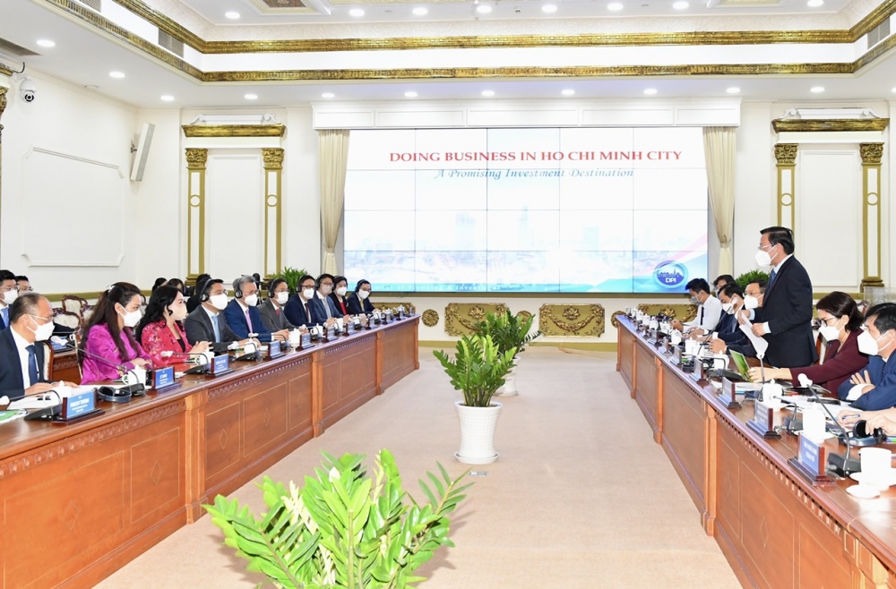 Chủ tịch UBND TP Hồ Chí Minh làm việc với Tập đoàn Vạn Thịnh Phát và 2 tập đoàn hàng đầu Châu Á