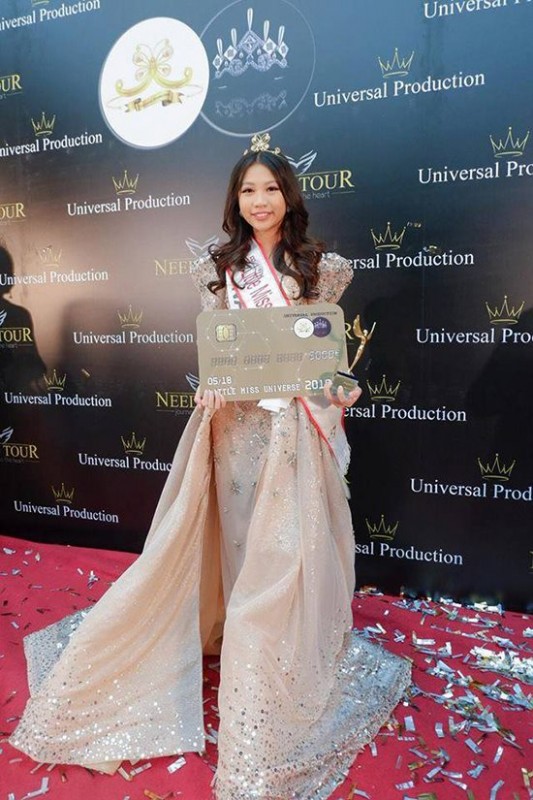 Mẫu nhí 13 tuổi Việt Nam đăng quang Hoa hậu Hoàn vũ nhí
