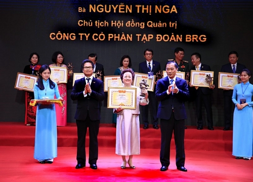 Chủ tịch tập đoàn BRG, doanh nhân Nguyễn Thị Nga được vinh danh
