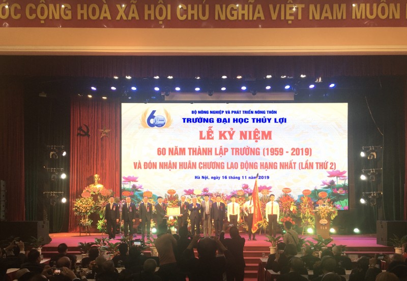 Trường Đại học Thủy lợi kỷ niệm 60 năm thành lập và vinh dự đón nhận Huân chương Lao động hạng Nhất (lần 2)