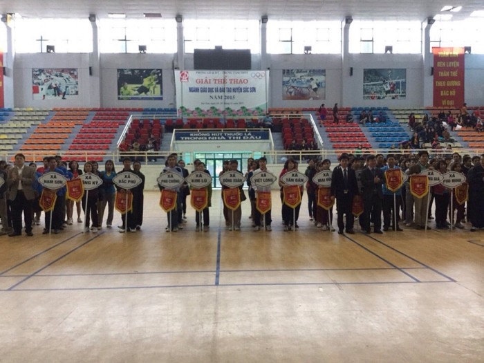 Giải thể thao ngành giáo dục huyện Sóc Sơn năm học 2015-2016