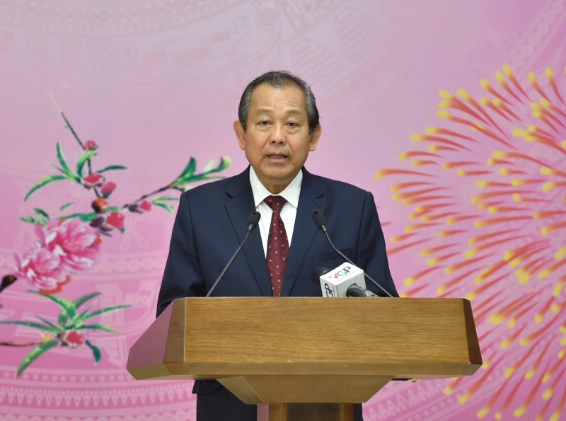 Phó Thủ tướng Trương Hòa Bình gặp mặt cán bộ, công chức, viên chức VPCP đầu Xuân