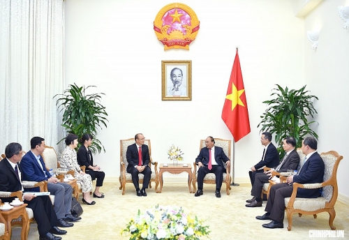 Thủ tướng Nguyễn Xuân Phúc tiếp ông Park Hang-seo