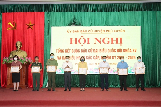 Huyện Phú Xuyên tổ chức Hội nghị tổng kết cuộc bầu cử