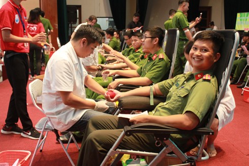 Công an TP Hà Nội tổ chức chương trình hiến máu tình nguyện