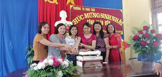 Trường Tiểu học Khai Thái: Đảm bảo chính sách chế độ với cán bộ giáo viên