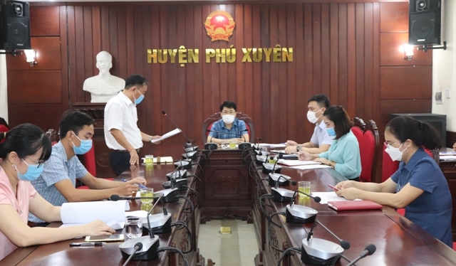 Huyện Phú Xuyên đẩy mạnh khai báo y tế qua mã QR Code