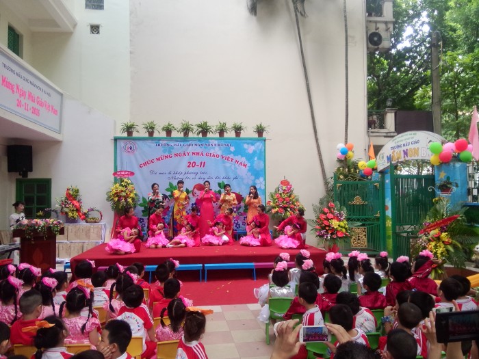 Trường mẫu giáo Mầm non B kỷ niệm ngày Nhà giáo Việt Nam