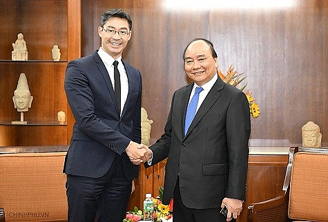 Thủ tướng Nguyễn Xuân Phúc tiếp nguyên Phó Thủ tướng Đức