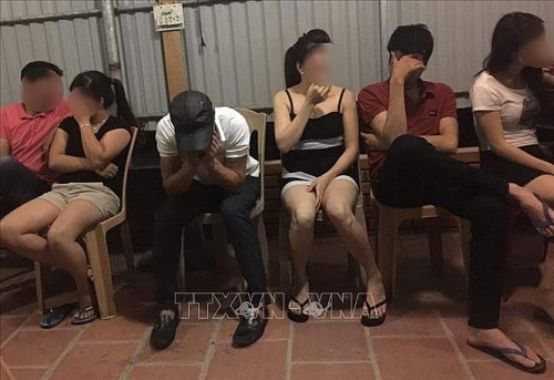 Triệt xóa nhiều tụ điểm hoạt động mại dâm ở Hà Nội