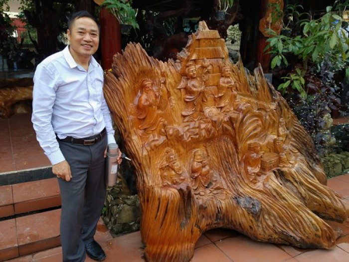 Đại gia Quảng Nam sở hữu nhà sản cổ 200 tuổi và tảng đá quý 14 tấn