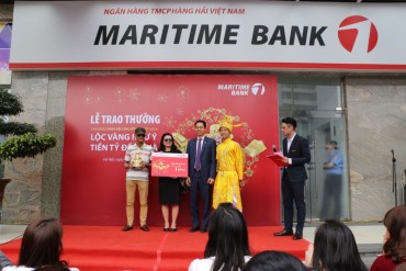 Vừa mở tài khoản, khách hàng Maritime Bank trúng ngay 1 tỷ đồng