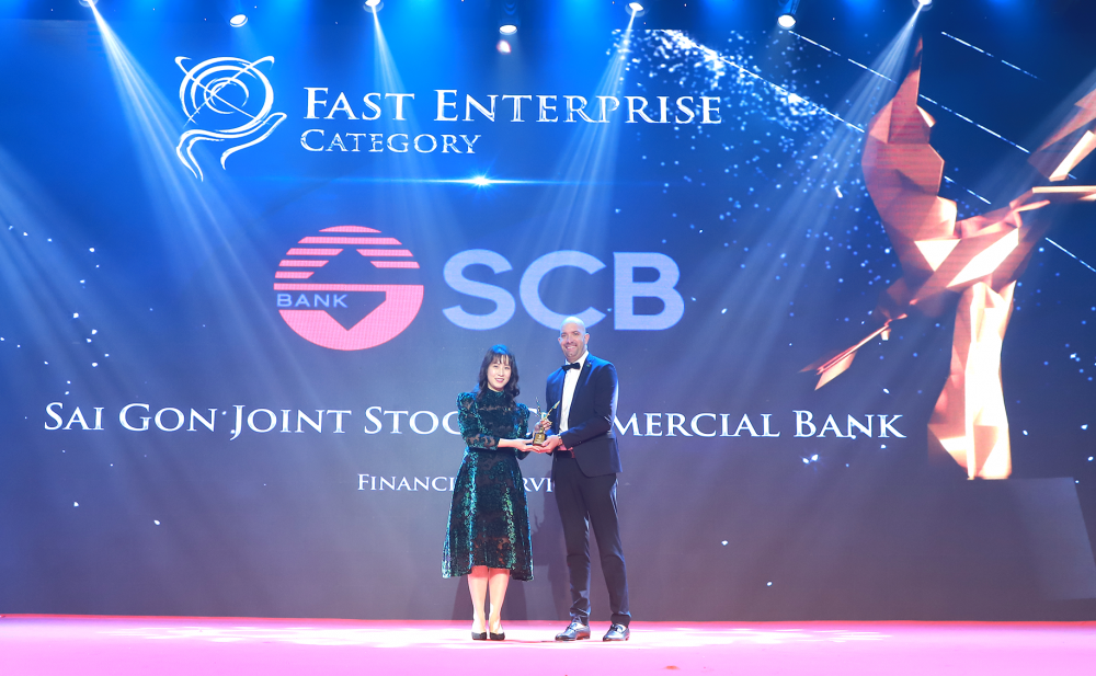 SCB nhận giải thưởng “Doanh nghiệp tăng trưởng nhanh” của Enterprise Asia