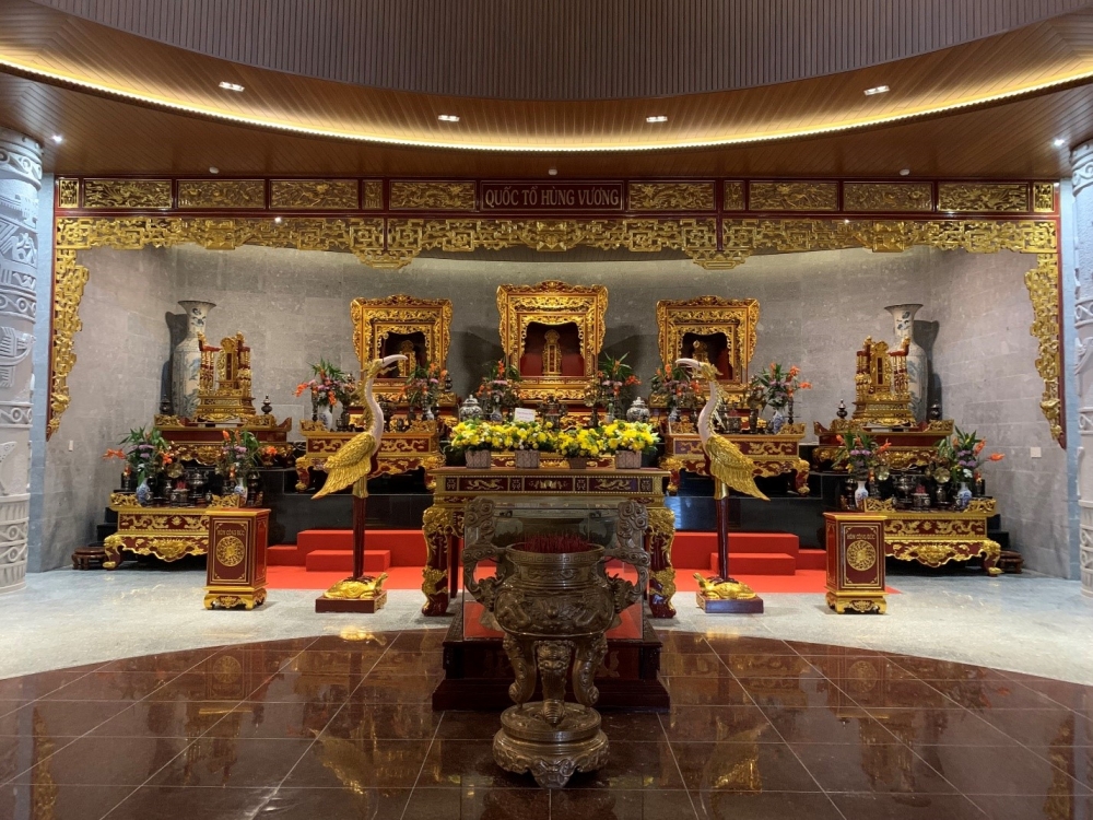 Đền thờ Vua Hùng tại Cần Thơ chuẩn bị khánh thành trước ngày Giỗ Tổ