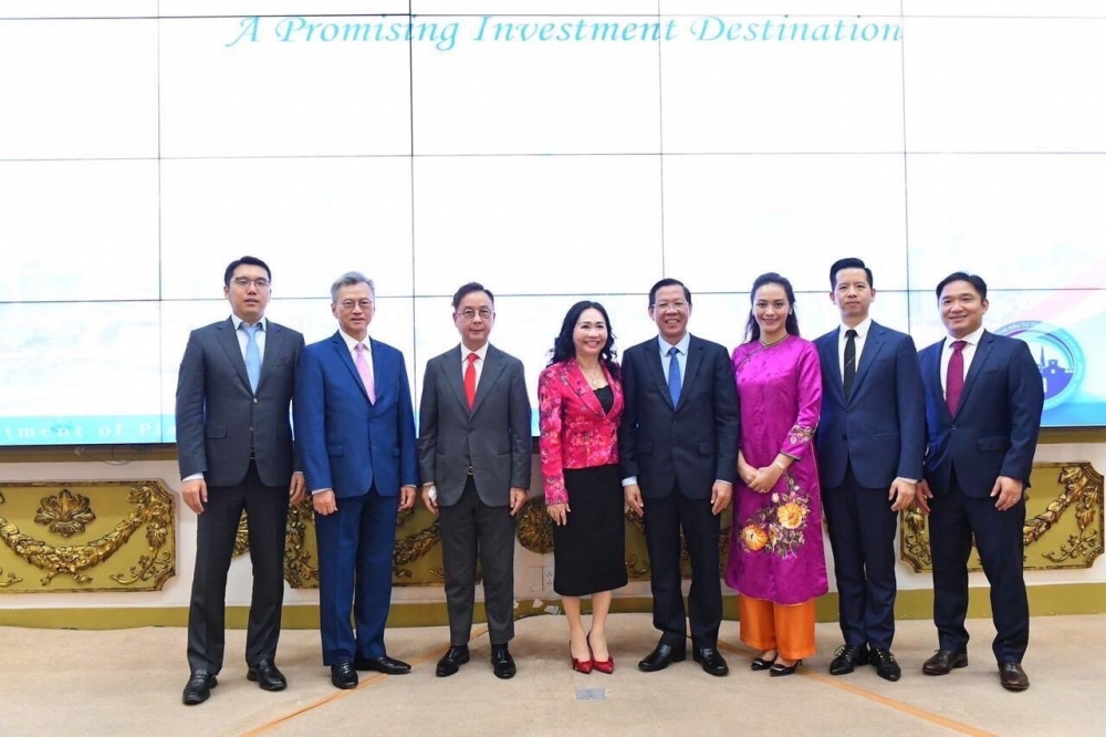 Chủ tịch UBND TP Hồ Chí Minh làm việc với Tập đoàn Vạn Thịnh Phát và 2 tập đoàn hàng đầu Châu Á