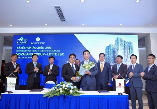 Novaland ký kết hợp tác chiến lược với nhà thầu xây dựng Lotte E&C