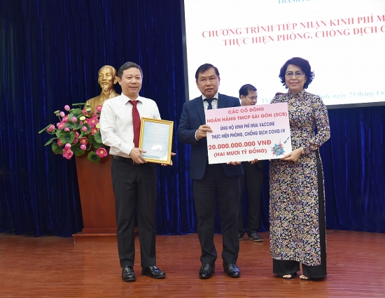 SCB góp 20 tỷ đồng vào Quỹ phòng chống dịch Covid-19 của Thành phố Hồ Chí Minh