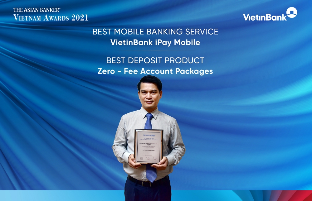 VietinBank nhận 2 giải thưởng quốc tế uy tín về ngân hàng bán lẻ