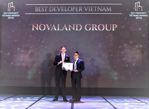 Novaland được vinh danh Nhà phát triển dự án bất động sản tốt nhất Việt Nam 2019