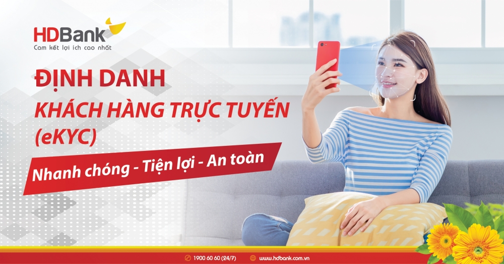 HDBank triển khai xác thực định danh khách hàng trực tuyến