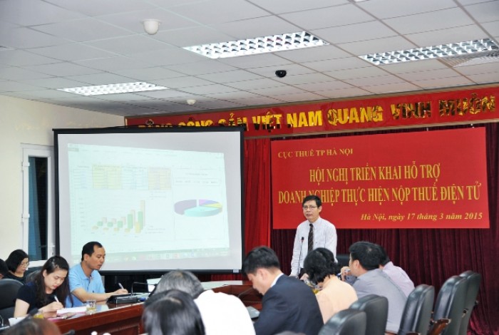 Hà Nội cán đích 91,5 % doanh nghiệp nộp thuế điện tử
