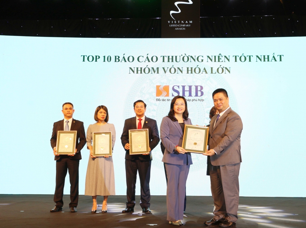 SHB lọt Top 10 Doanh nghiệp vốn hóa lớn có báo cáo thường niên tốt nhất 2020