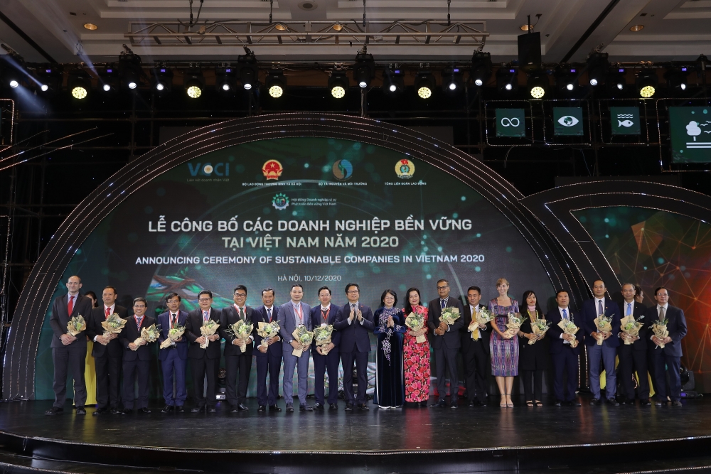 VietinBank được vinh danh Top 10 Doanh nghiệp bền vững Việt Nam năm 2020