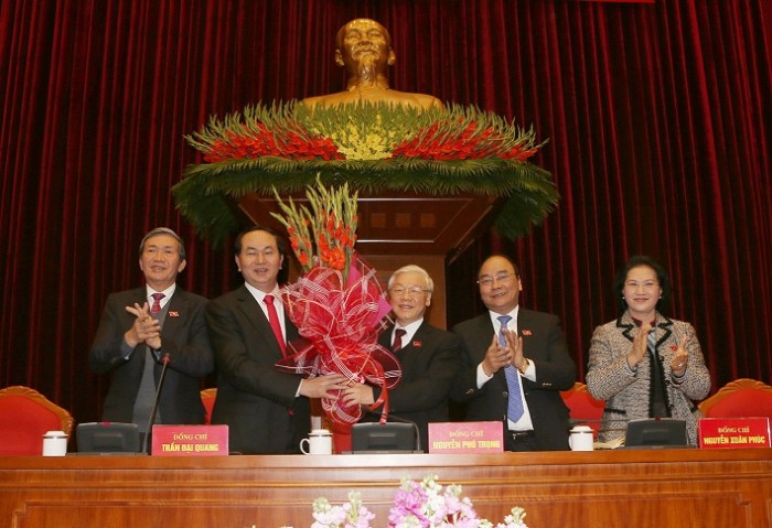 Đồng chí Nguyễn Phú Trọng tái đắc cử Tổng Bí thư Ban chấp hành trung ương Đảng khóa  XII
