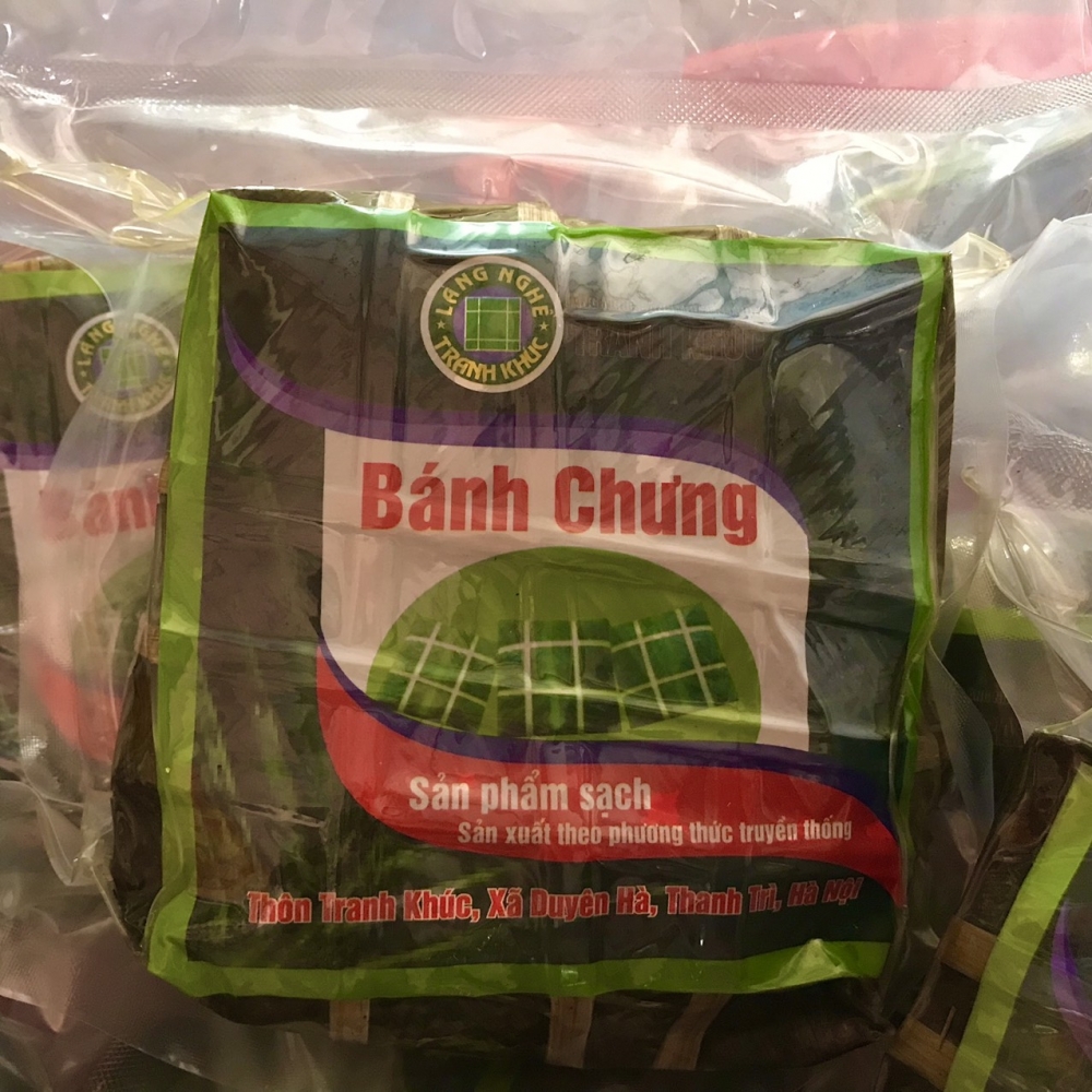 Bánh chưng Tranh Khúc đậm đà hương vị Tết cổ truyền