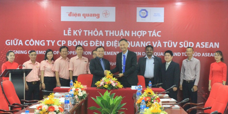 Điện Quang hợp tác với TÜV SÜD ASEAN nâng cao năng lực thử nghiệm chất lượng sản phẩm