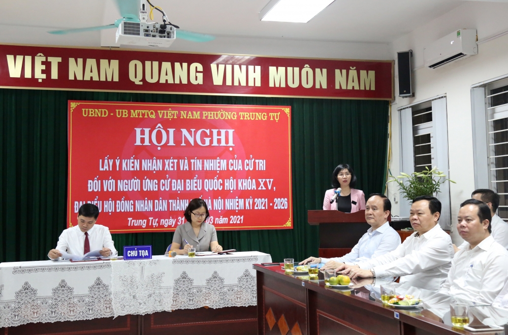 1005 cử tri nơi cư trú nhất trí giới thiệu ông Nguyễn Ngọc Tuấn ứng cử đại biểu Quốc hội khóa XV, Hội đồng nhân dân Thành phố nhiệm kỳ 2021 -2026