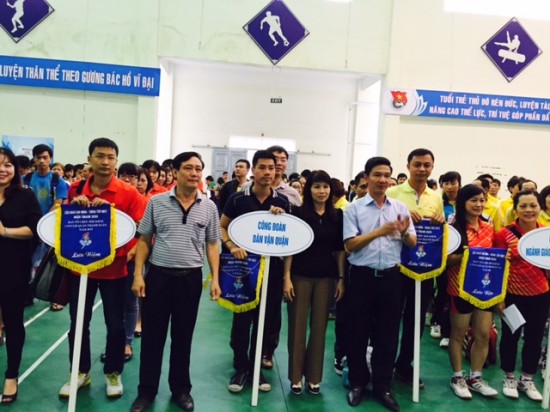 350 vận động viên tham gia hội thao CNVCLĐ quận Thanh Xuân