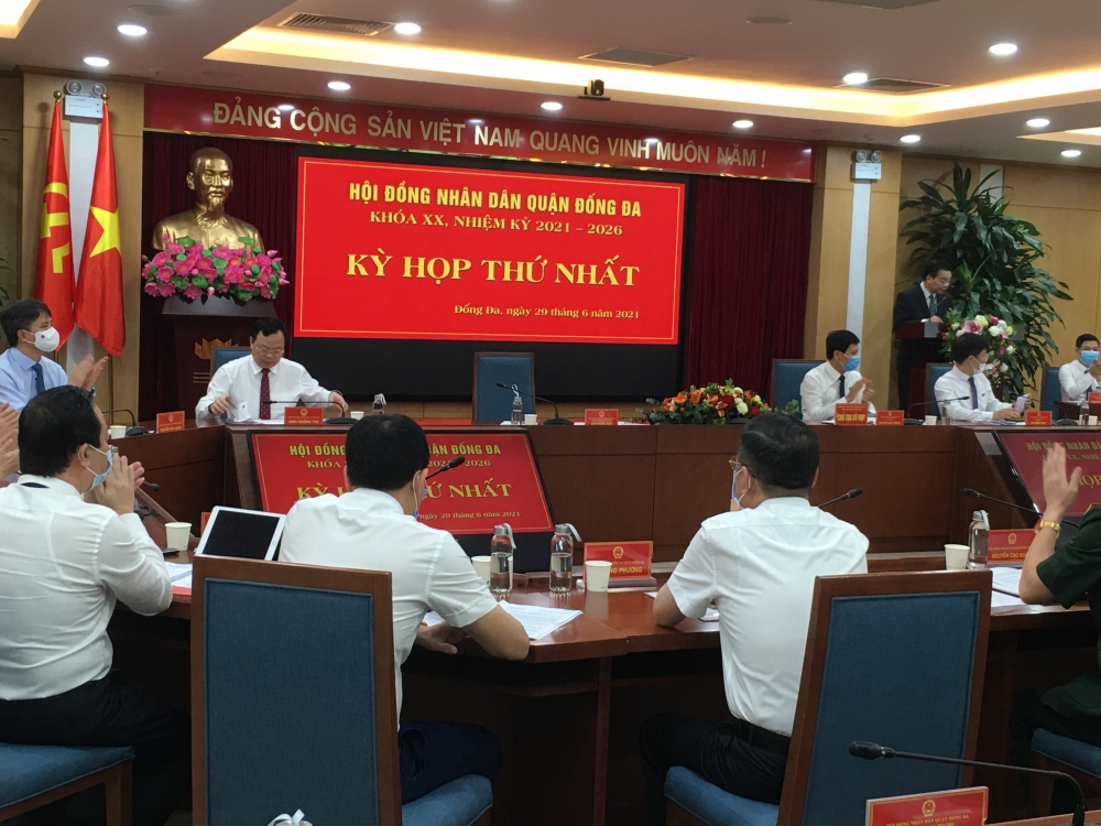 Ông Nguyễn Anh Cường tiếp tục giữ  chức Chủ tịch Hội đồng nhân dân quận Đống Đa
