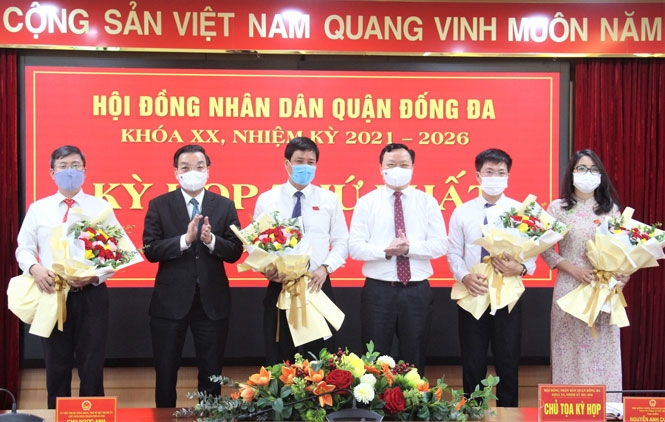 Ông Lê Tuấn Định tái đắc cử chức danh Chủ tịch Ủy ban nhân dân quận Đống Đa