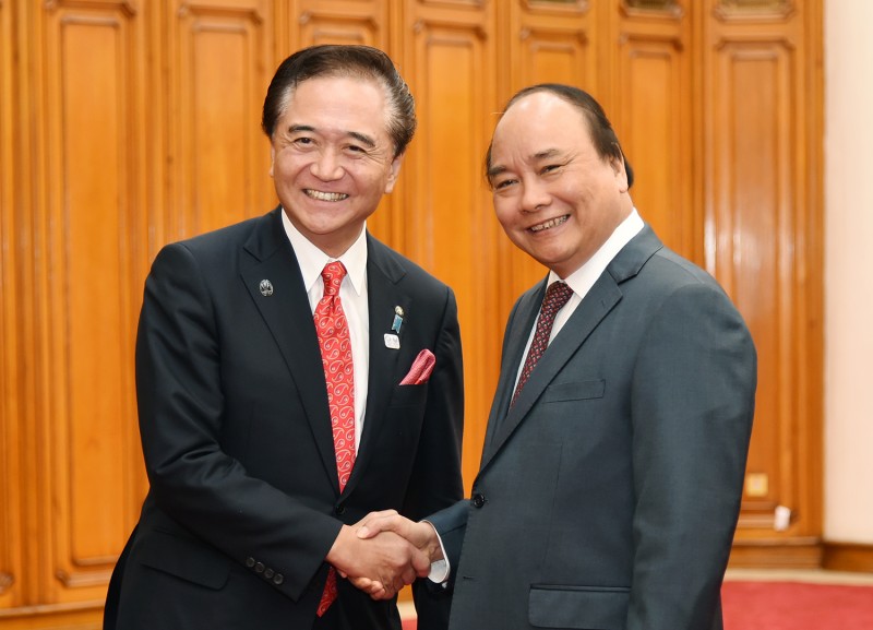 Thủ tướng tiếp Thống đốc tỉnh Kanagawa (Nhật Bản)