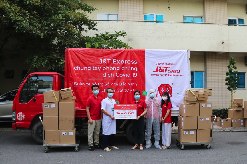 J&T Express đảm bảo hoạt động chuyển phát an toàn trong  mùa dịch