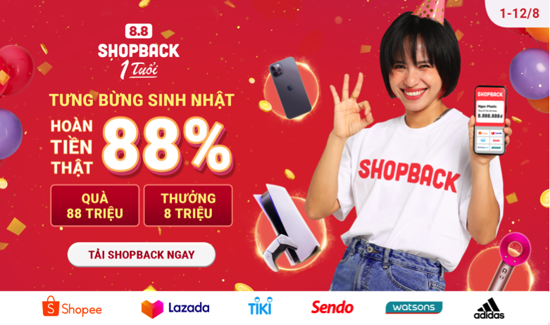 ShopBack Việt Nam kỷ niệm tròn một năm hoạt động