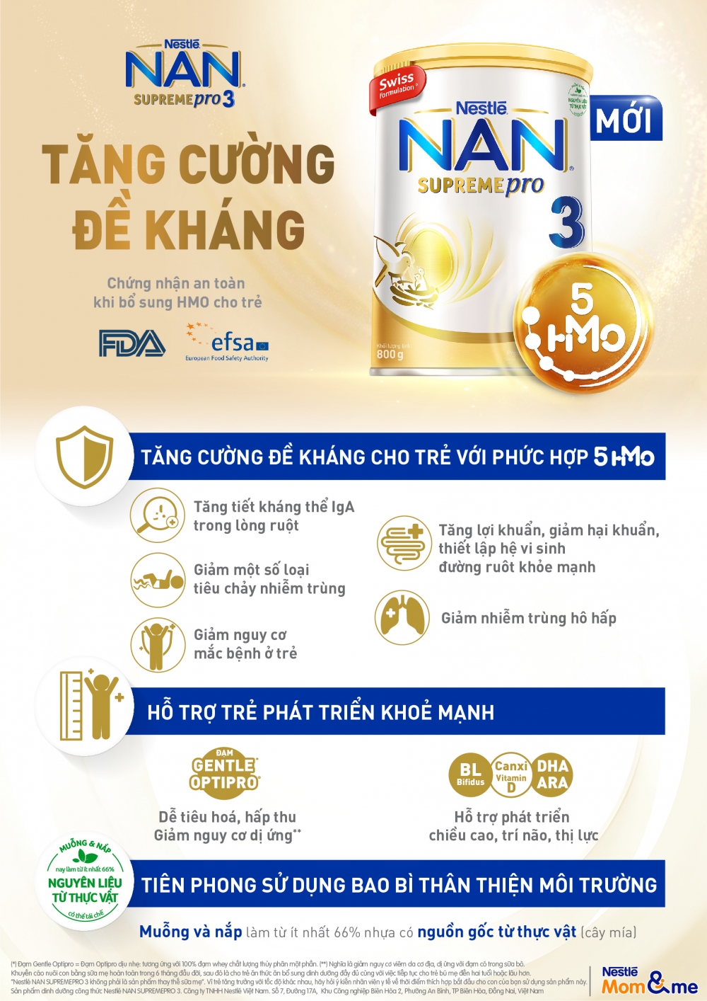 Nestlé Việt Nam ra mắt sản phẩm NAN SUPREME PRO 3, giúp trẻ tăng cường sức đề kháng