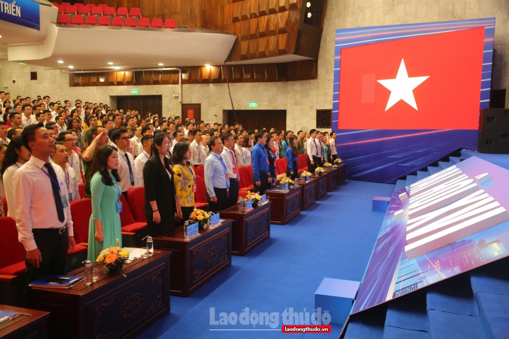Đại hội Đoàn thành phố Hà Nội lần thứ XVI có 49,3% đại biểu là Tiến sĩ, Thạc sĩ