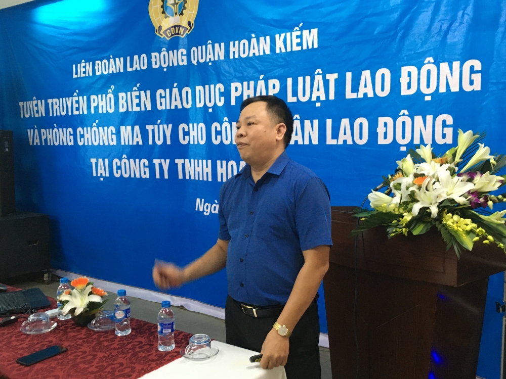 Liên đoàn Lao động quận Hoàn Kiếm truyền thông về pháp luật lao động và phòng chống ma tuý