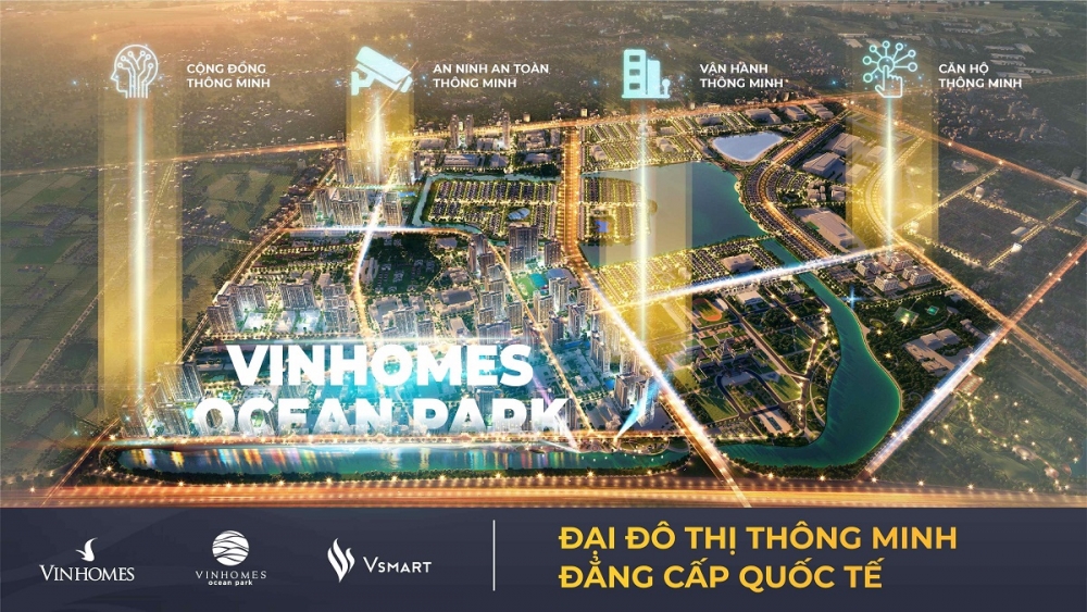 Vinhomes Ocean Park đạt giải thưởng danh giá nhất của “thành phố thông minh 2020”