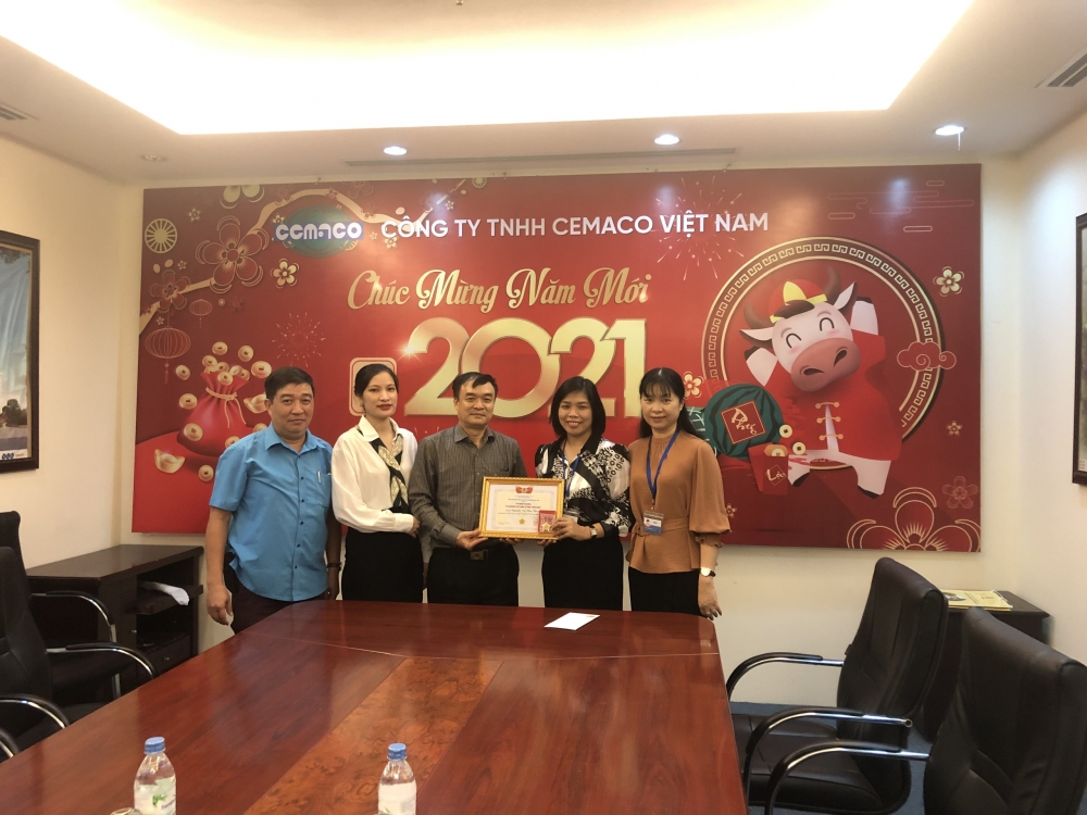 Công ty TNHH CEMECO Việt Nam xây dựng quan hệ lao động hài hoà, ổn định