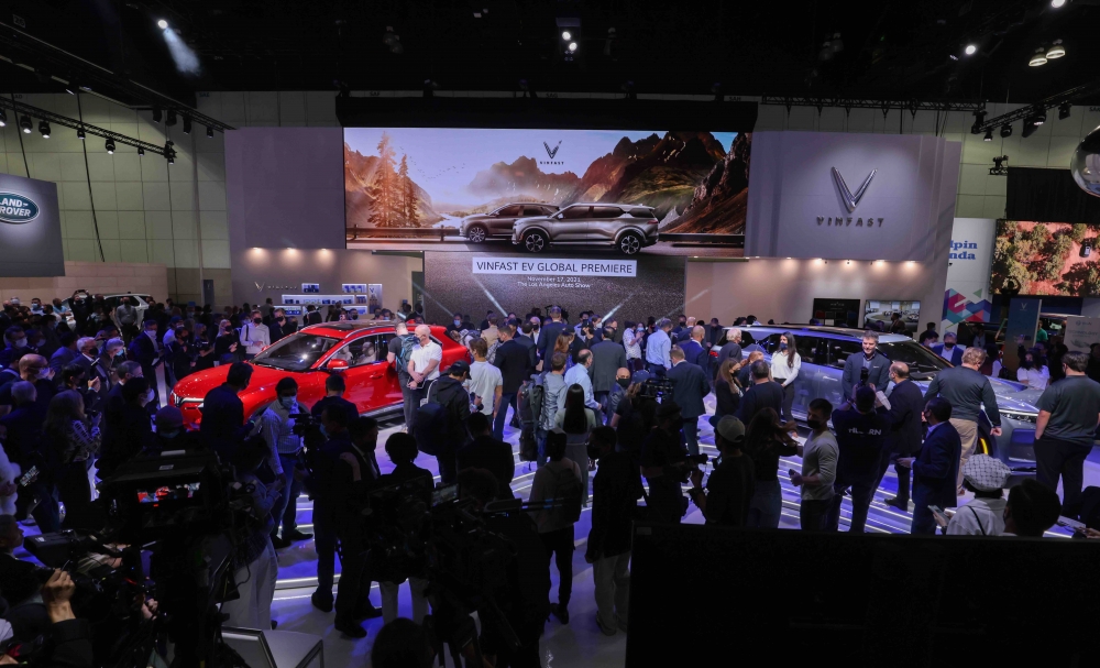 VinFast ra mắt thương hiệu xe điện Los Angeles Auto Show 2021