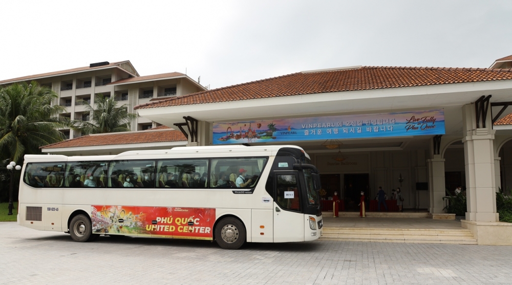 Đoàn du khách quốc tế hộ chiếu vắc xin đầu tiên của Việt Nam đã đến Phú Quốc United Center