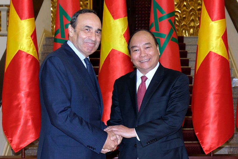 Thủ tướng Nguyễn Xuân Phúc tiếp Chủ tịch Hạ viện Marocco