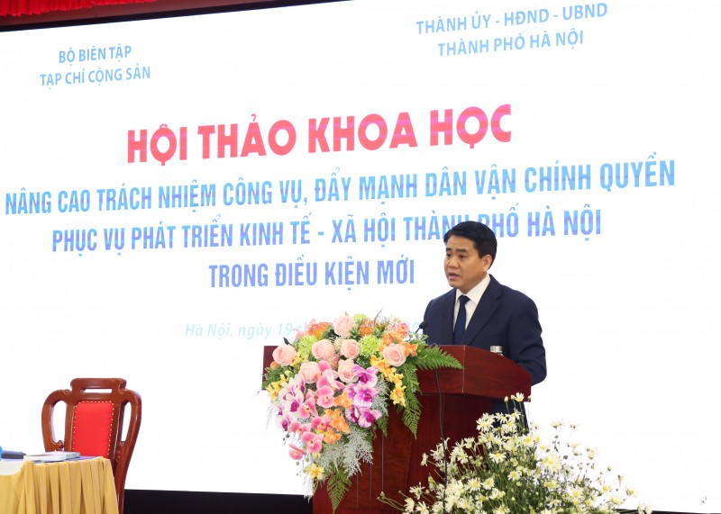 Nâng cao trách nhiệm công vụ, đẩy mạnh dân vận chính quyền Hà Nội
