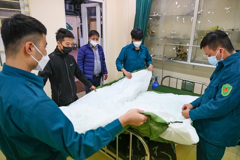 Quận Hoàn Kiếm tiếp tục thành lập trạm y tế lưu động thu dung, điều trị người bệnh Covid-19