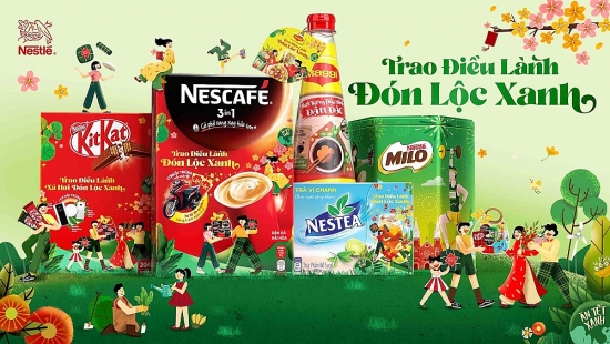 Cùng Nestlé Việt Nam “Trao điều lành, đón lộc xanh” trong mùa Tết 2022